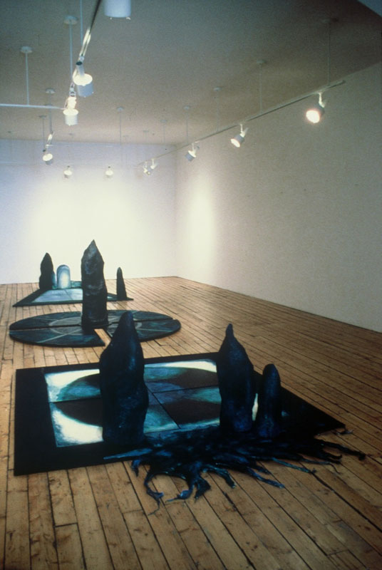 Allégorie de jardins - 1989 - Installation 3 sculptures